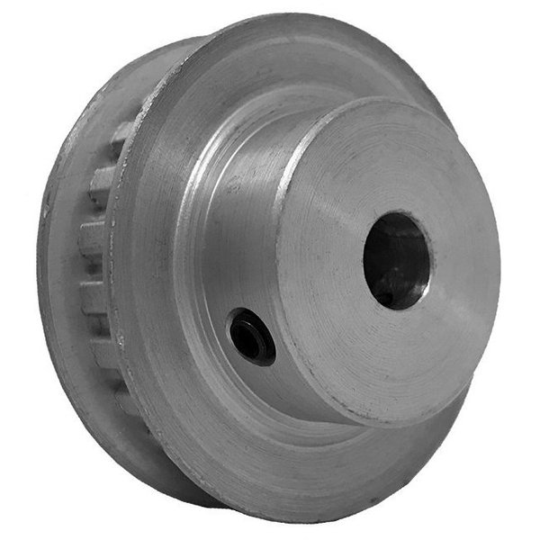 B B Manufacturing 24XL025-6FA4, Timing Pulley, Aluminum, Clear Anodized,  24XL025-6FA4